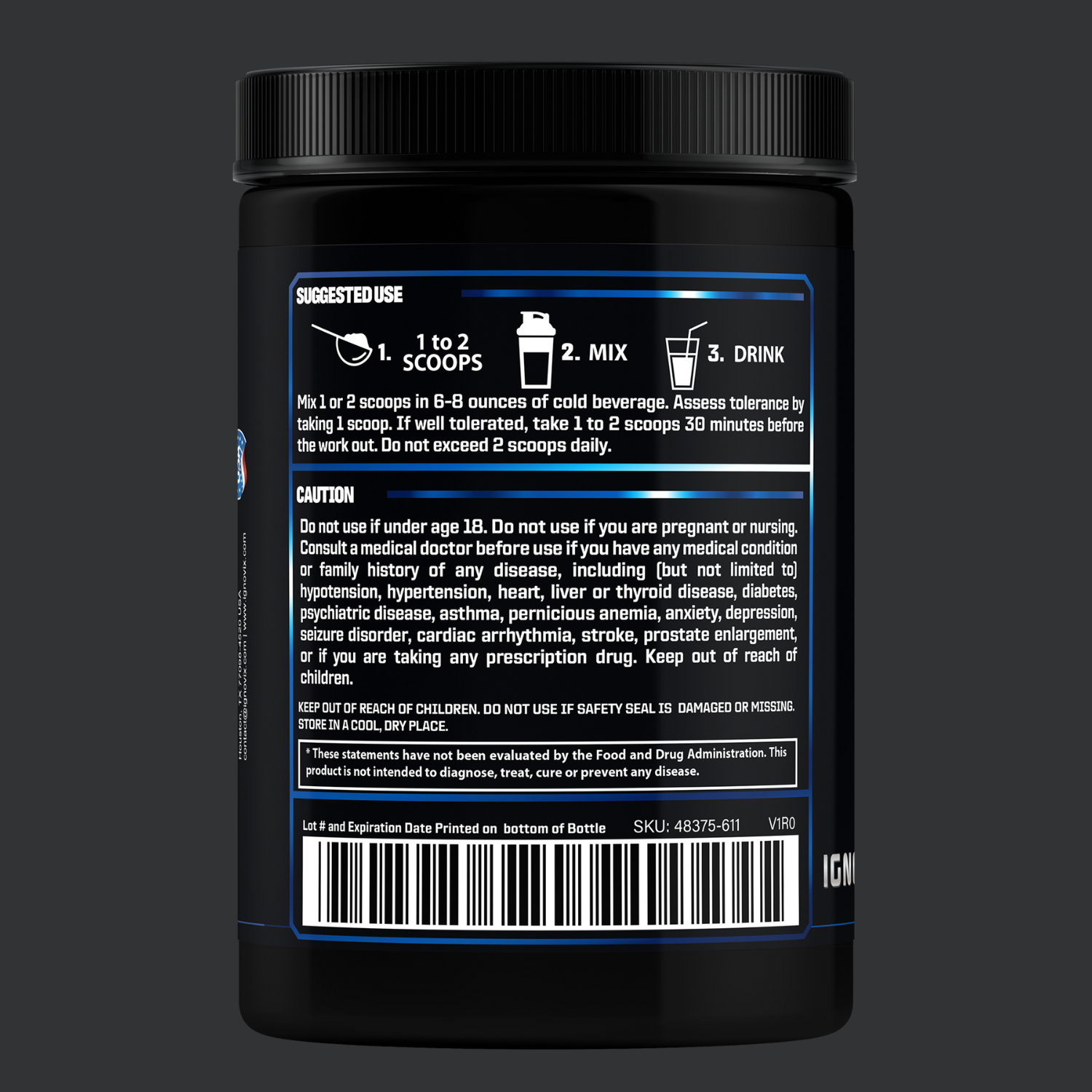 Nitric Shock Pre-Workout (Blue Raspberry)